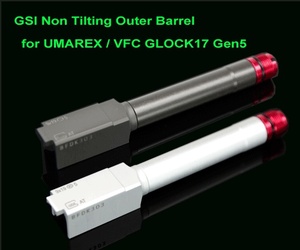 [GSI] Non Tilting Outer Barrel for UMAREX / VFC GLOCK17 Gen5