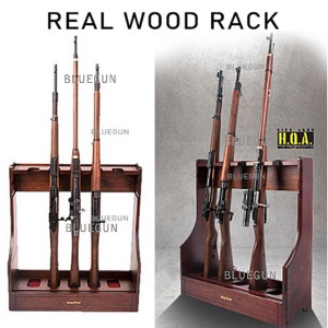 [Kingarms] 할인. Real Wood Gun Rack : 실목 총 진열대 건스탠드